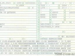 PAVIC HTA18 2 Achs Kurzholz OptiPa SL SAF WABCO Waage