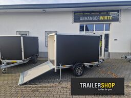 Variant schwarzer Kofferanhänger mit Rampe