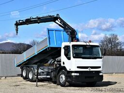 RENAULT Premium 320 *KIPPER 6,30m+HIAB 122B-2 DUO