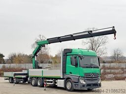 MERCEDES-BENZ ACTROS 2645 * FASSI F345.24 + FUNK + Anhänger