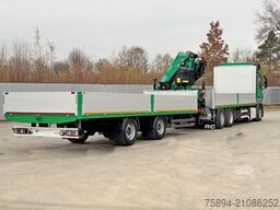 MERCEDES-BENZ ACTROS 2645 * FASSI F345.24 + FUNK + Anhänger
