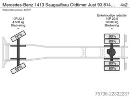 Mercedes-Benz 1413 Saugaufbau Oldtimer Just 93.814 km!