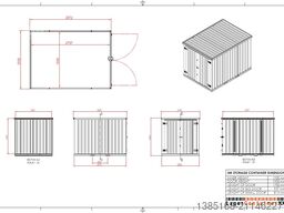Elipo® Container Materialcontainer 3m x 2m NEU