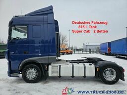 DAF XF 450 FT Space Cab Großer Tank Deutscher LKW