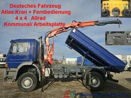Mercedes-Benz Atego 1828 4x4 Atlas AK85.1 + FB +Kommunalplatte