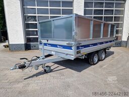 trailershop riesig Debon PW 3.6 mit Bordwandaufsatz elektro