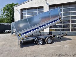 trailershop riesig Debon PW 3.6 mit Bordwandaufsatz elektro