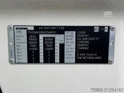 SCANIA S450 EURO 6 RETARDER PARK AIRCO 2X TANKS FULL SP