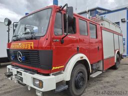 MERCEDES-BENZ 1735 V8 Feuerwehr LF 24 Tank Pumpe Stromaggregat