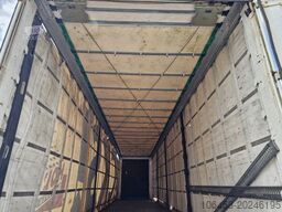 KRONE Getränkeauflieger/Edscha Hubdach links /Gardine