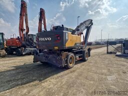 Volvo EW240E wheeled excavator