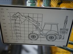 New Holland B 115 C backhoe loader / 1000 MTH !