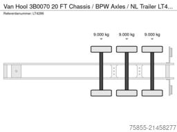 Van Hool 3B0070 20 FT Chassis / BPW Axles / NL Trailer