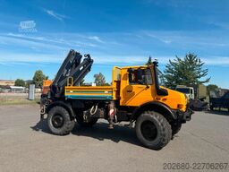 UNIMOG U5000 4x4 Hiab 166 E-5fach hydr., Funk, Winde