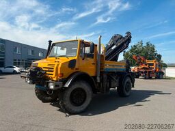 UNIMOG U5000 4x4 Hiab 166 E-5fach hydr., Funk, Winde