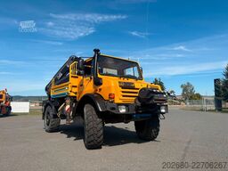 UNIMOG U5000 4x4 Hiab 166 E-5fach hydr., Funk, Winde