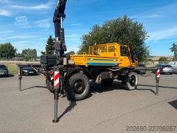 UNIMOG U5000 4x4 Hiab 166 E-5fach hydr., Funk, Winde
