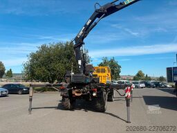 MERCEDES-BENZ Unimog U5000 4x4, HIAB 166-E5, Funk, Winde