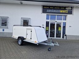 Tomplan niederiger Kofferanhänger 300cm 750kg