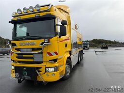 Scania R580 8x4 Combination Sewer Cleaning Truck – Snow P