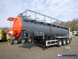 Stokota Vacuum tank inox 27 m3 / 1 comp + engine