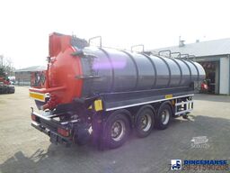 Stokota Vacuum tank inox 27 m3 / 1 comp + engine