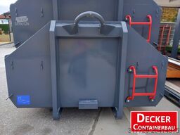 Decker Containerbau Abrollcontainer, Bayernbox, Pendelklappe