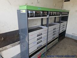 Mercedes-Benz 818 Sortimo Werkstatt Koffer + Kran Seilwinde