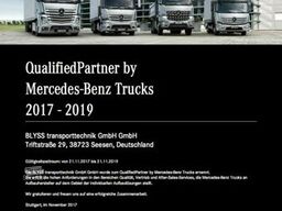 MERCEDES-BENZ Sprinter Koffer Ladebordwand 410x210x210