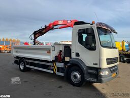 DAF FA 55 LF 220 HMF 10 Tonmeter laadkraan Just 119...