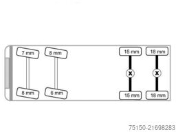 MERCEDES-BENZ 3248 8x4 BB HIAB MULTILIFT XR30S61  Nr.: 188