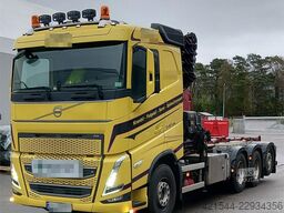 Volvo FH540 8x4 Tridem truck with 35 tm Hiab crane and 2