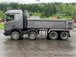 Scania R500 8x4 tipper truck with 2-axle Istrail tipping