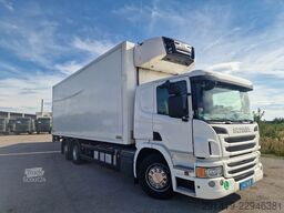SCANIA P410 6x2 Kühlkoffer mit lbw + Anhänger Bj 2015