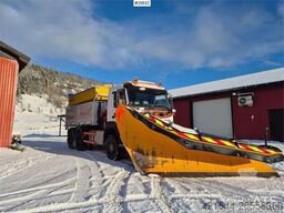 Volvo FMX 6x6 plow rigged dump truck w/ 9.5 t/m crane, 2