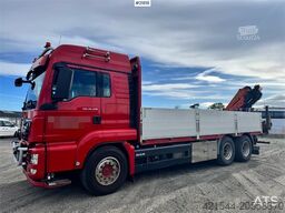 MAN TGS 26.500 6x4 Crane Truck with 19 t/m Rear-Mounte