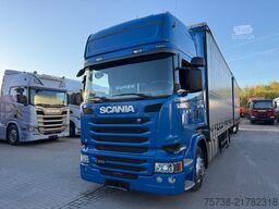SCANIA R410 Pritsche+Plane/Retarder + Anhänger Krone