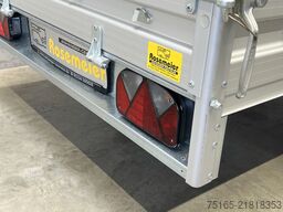 Böckmann TL-AL 2513/135 Profi & Flachpl Kastenanhänger ge