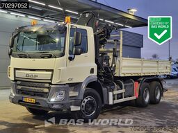DAF CF 370 CF 6X4 HIAB 144 BS-3 HIDUO Crane Kran 8m...