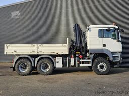 MAN TGS 26.480 6x6 / HIAB CRANE / TRACTOR + BOX TRUCK