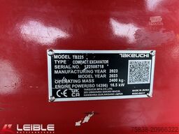 TAKEUCHI TB 225 V3*Powertilt *3xLöffel inkl. *685h*