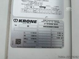 KRONE SE CITY KüHLER, CARRIER 1550, 1-ACHSAUFLIEGER MIT HEBEBüHNE
