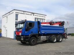 IVECO TRACKER 260T50 6x4 3-Achs Kipper Heckkran Espilo