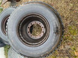  2 Stück Räder 10 Loch 385/65R22.5 für Unimog U 400