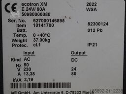 INDUSTRIE AUTOMATION Ecotron XM E 24V/80A