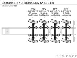 Goldhofer STZ-VL4-51/80A Dolly SX-L2-34/80