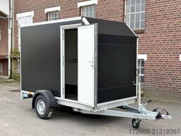 Vezeko TK B 15.30 | BLACK | RAMPE | SEITENTÜR 305X152X193CM 1500KG | AERO KOFFERANHÄNGER