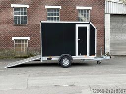 Vezeko TK B 15.30 | BLACK | RAMPE | SEITENTÜR 305X152X193CM 1500KG | AERO KOFFERANHÄNGER