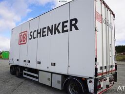  Trailer-Bygg drawbar trailer with full side openin