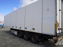 Krone curtain-side trailer with full side opening